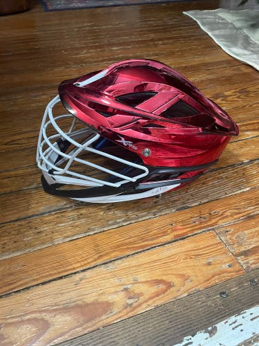 Cascade XRS Lacrosse Helmet - Chrome Red (Retail: $375)
