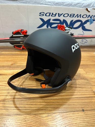 Unisex XL POC SKULL DURA X Helmet FIS Legal w/breakaway POC Maxilla Break Away Chin Guard