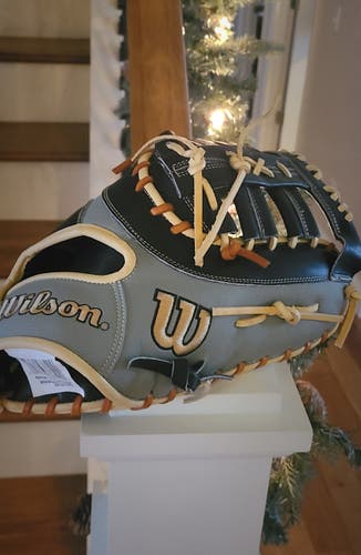 New Wilson A2000 Pro Stock Baseball Glove 12.5" First Base Mitt *New and Mint / FREE MALLET*
