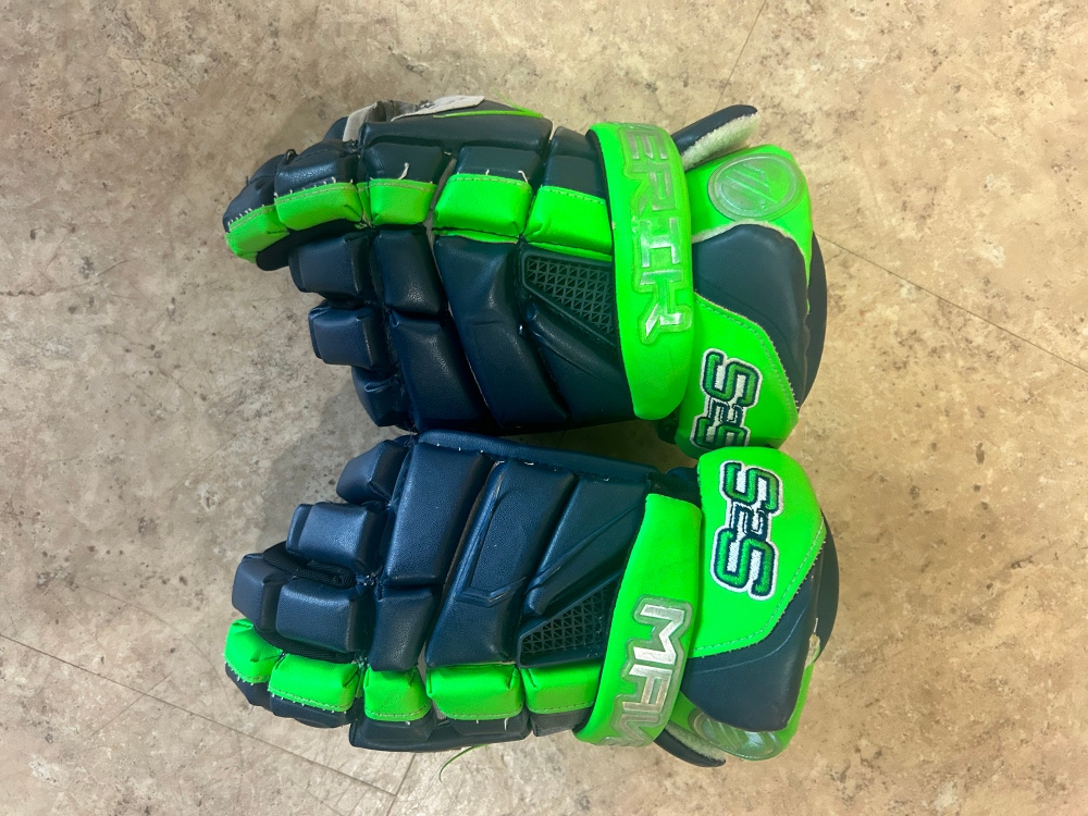 Used Player's Maverik 12" M4 Lacrosse Gloves