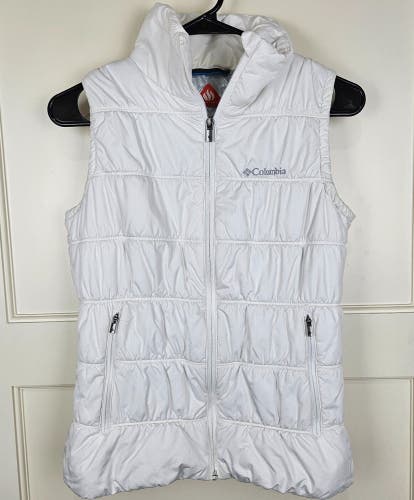 Columbia Omni-Heat Women's Size: XS White Puffer Vest Jacket