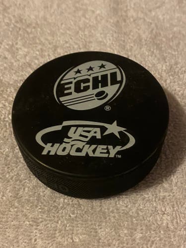 ECHL Minor League Hockey Puck