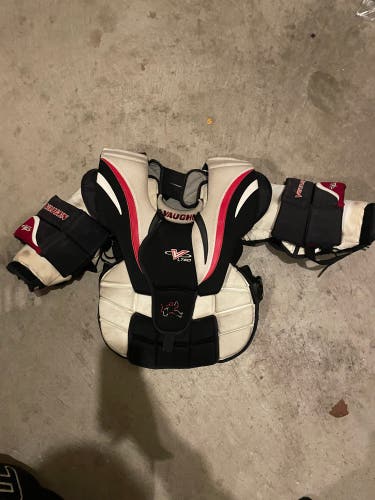 Used Large Vaughn Goalie Chest Protector