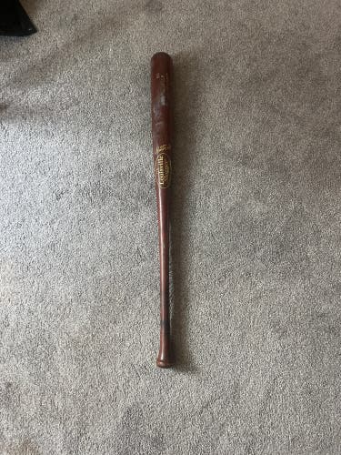 Louisville Slugger - Powerized Used Pro Stock Genuine 113 - Maroon Wood Bat - Great Condition