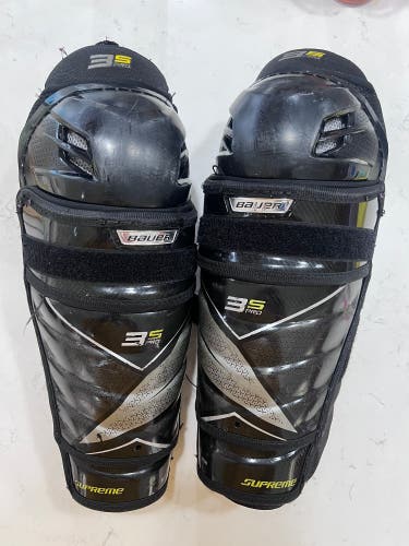 Used Bauer 11" Supreme 3S Pro Shin Pads