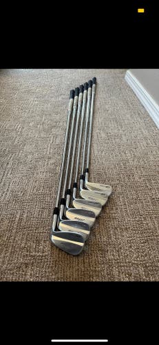 Used Right Handed Stiff Flex Steel Shaft MB 712 Iron Set
