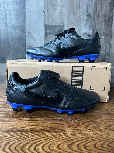 Nike Premier 3 Firm-Ground Low-Top Soccer Cleats Size 7 Men's = 8.5 Womens Black