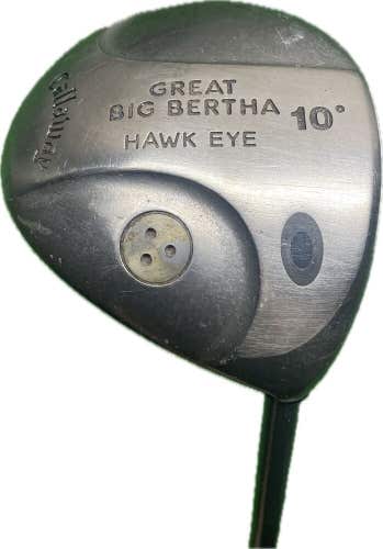 Callaway Great Big Bertha Hawk Eye 10° Driver UL R Flex Graphite RH 44.5”L