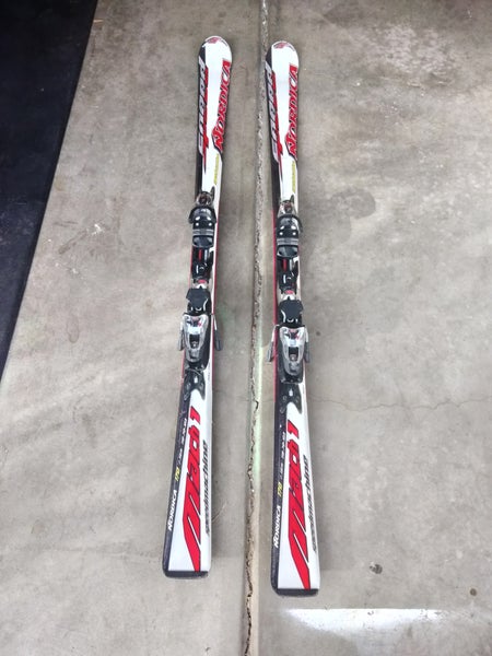 Used Nordica 170 cm Racing Speed machine Mach 1 Skis With Bindings