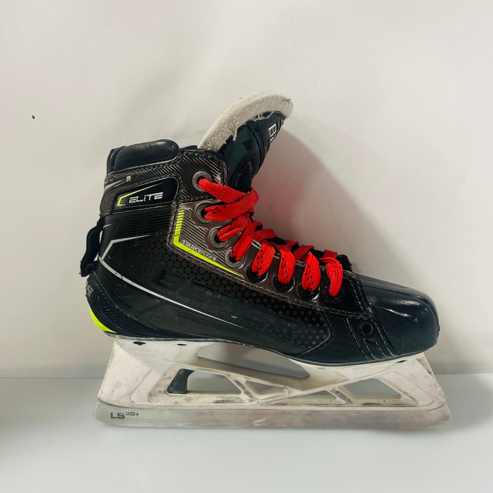 Used Bauer Regular Width Size 2 Elite Hockey Goalie Skates