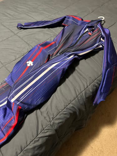 Descente race suit