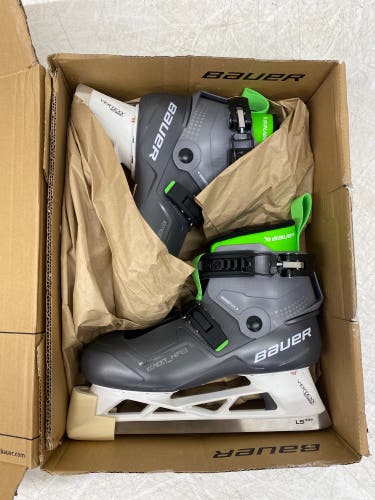 New Bauer Regular Width  Size 9 Konekt Hf2 Hockey Goalie Skates
