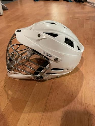 Used Player's Cascade CPX-R Lacrosse Helmet.