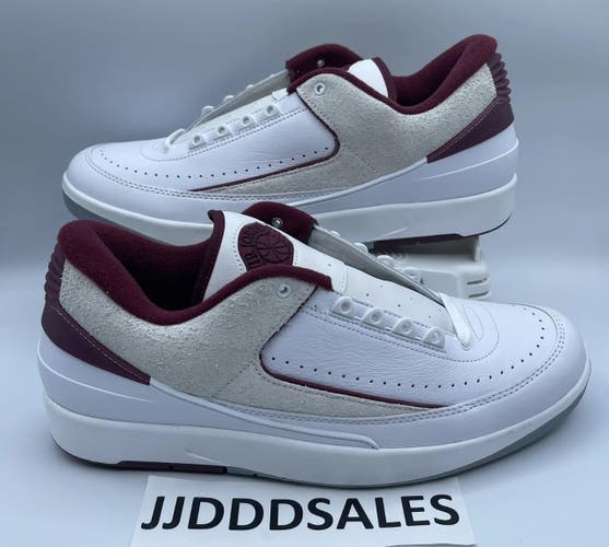 Nike Air Jordan 2 Retro Low  Cherrywood White DV9956-103 Men’s Size 9 NEW