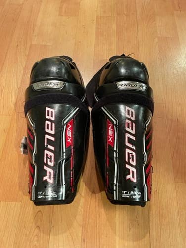 Used Bauer NSX 11" Shin Pads