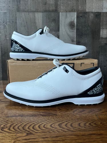 Nike Air Jordan ADG 4 Golf Shoes White Black Men’s Size 13 DM0103-110 MSRP $195