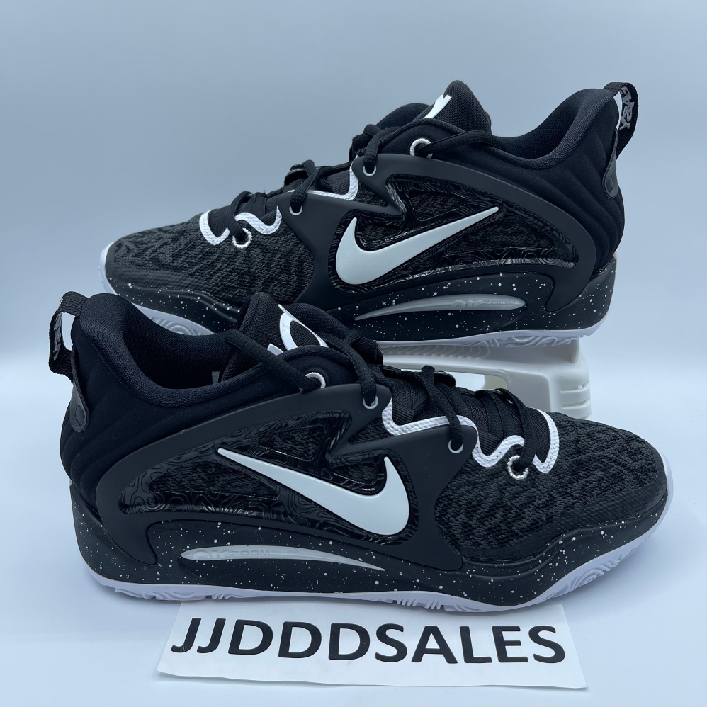 Nike KD15 TB Black White Kevin Durant Basketball Shoes DO9826-002 Men's Size 8.5  New
