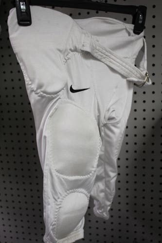 White Youth Unisex Used Small Nike Game Pants
