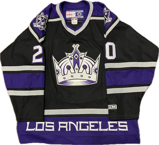 Los Angeles Kings Luc Robitaille CCM NHL Hockey Jersey Size L