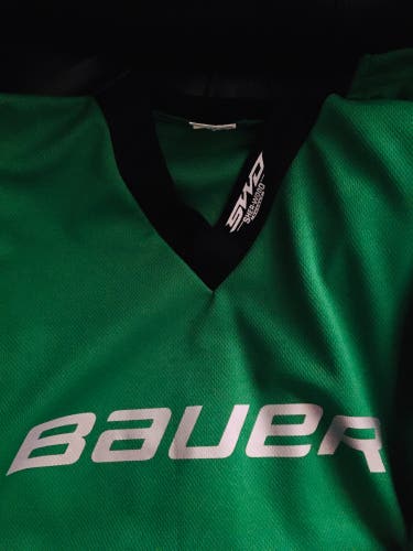 Green Sher-Wood (Bauer logo) European German Professional practice jersey xl
