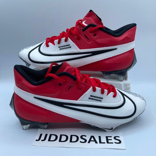 Nike Vapor Edge Elite 360 2 Football Cleats Red White DA5457-616 Men’s Size 8.5  New