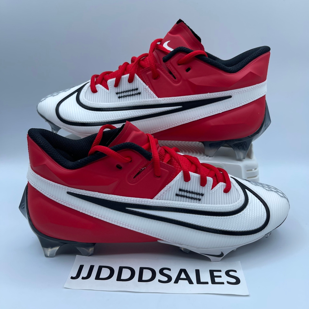 Nike Vapor Edge Elite 360 2 Football Cleats Red White DA5457-616 Men’s Size 9  New