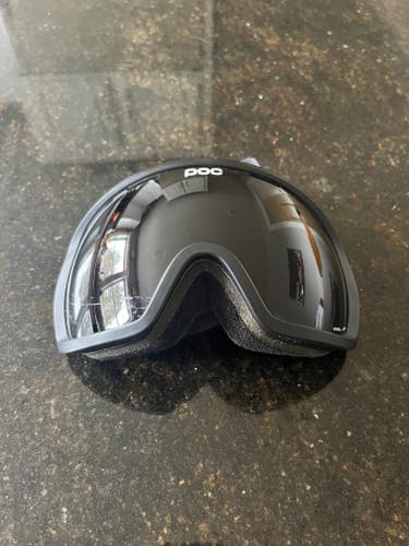 Used POC Fovea Clarity Comp Black Ski Goggles Large