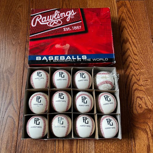 One Dozen Perfect Game Rawlings Game Balls New And Used