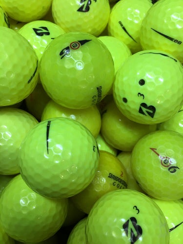 36 Bridgestone E6 Yellow Near Mint AAAA Used Golf Balls