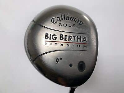 Callaway Big Bertha Titanium Driver 9* RCH 65g Firm Graphite Mens RH