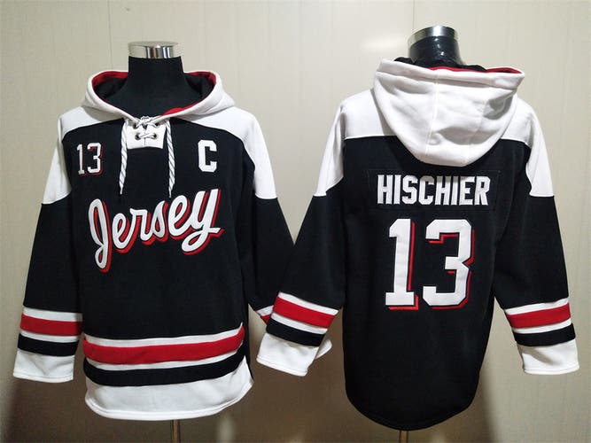Nico Hischier New Jersey Devils Hockey Hoodie Red New Men's XL Sweatshirt