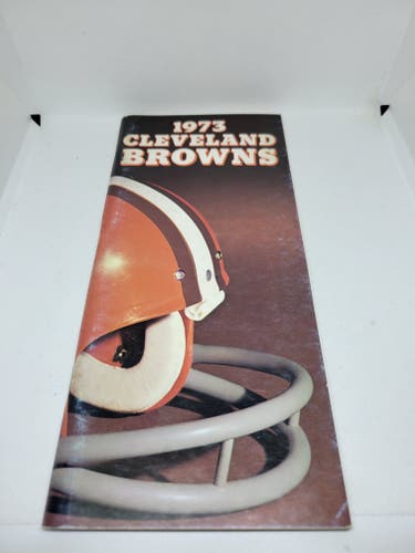 Vintage 1973 Cleveland Browns NFL Media Guide