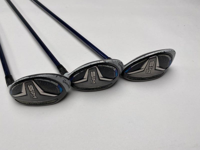 Taylormade SIM MAX Hybrid Set 4 5 6 22* 25* 28* Fujikura Ventus 5A Senior RH
