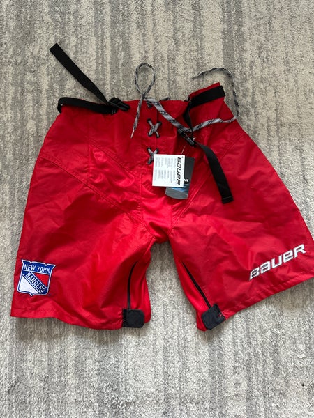 New York Rangers Red New Medium Bauer Pant Shell | SidelineSwap