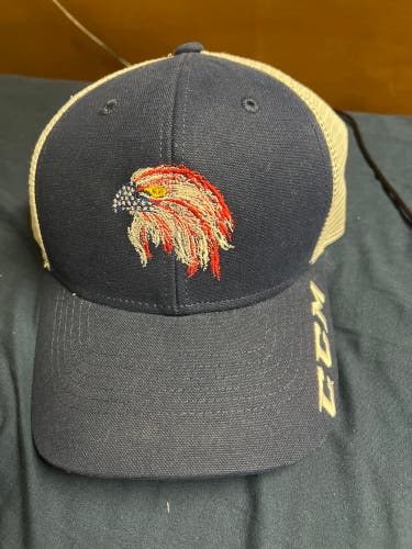 Used CCM Hat W/ Eagle