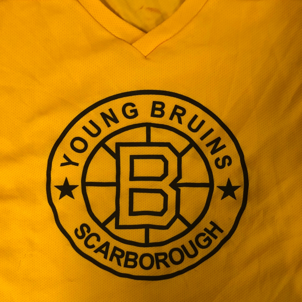 Scarborough Young Bruins youth XL practice jersey