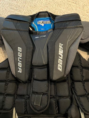 Used Large Bauer Elite Goalie Chest Protector