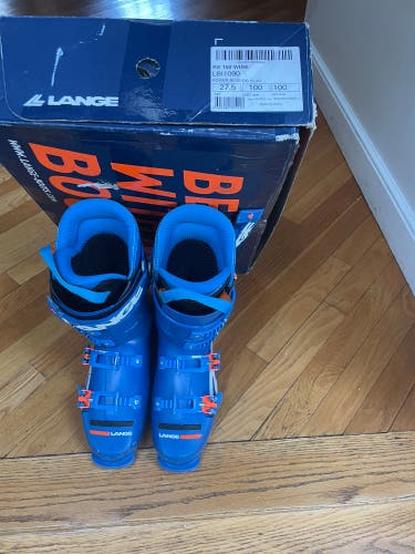 LANGE race ski boots, 27.5 wide, flex100