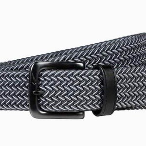NEW Nike G-Flex Woven Stretch Dark Grey/White Golf Belt Men's Size Extra Large