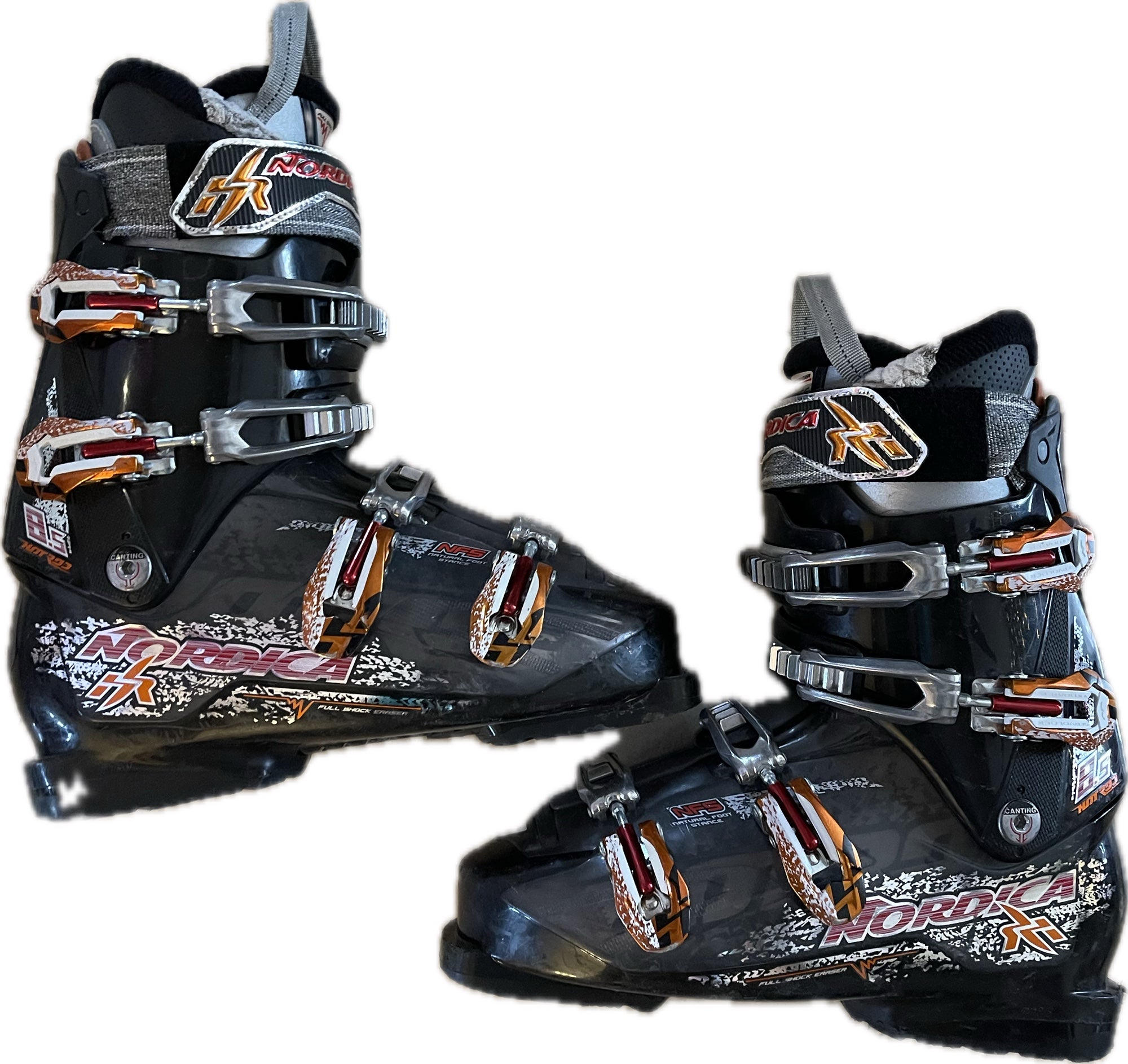 Nordica Ski Boots HR Hot Rod 8.5 Men s Size 9 9 1 2 27.0 27.5