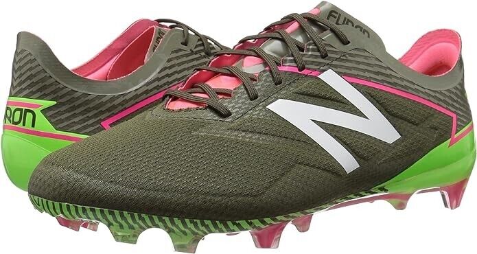 New Balance Furon 3.0 Pro FG Soccer Cleats Green Pink - Size 10.5 - MSRP $200