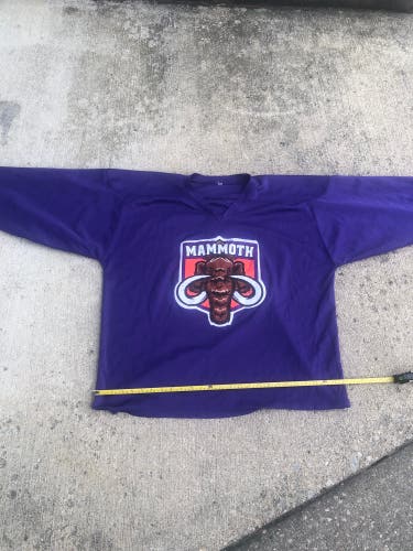 ELMIRA MAMMOTH USED PRACTICE JERSEY SIZE  UNKNOWN