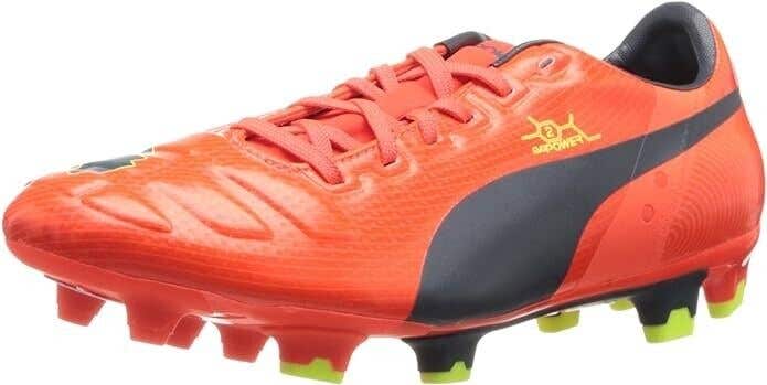 Puma EvoPower 2 FG Soccer Cleats Peach Orange - Size 7 - MSRP $120