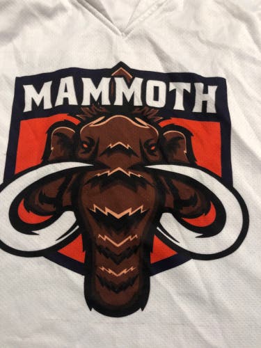 #3 ELMIRA MAMMOTH USED PRACTICE JERSEY SIZE  UNKNOWN
