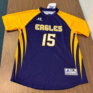 Purple New Medium Youth Unisex Russell Athletic Jersey