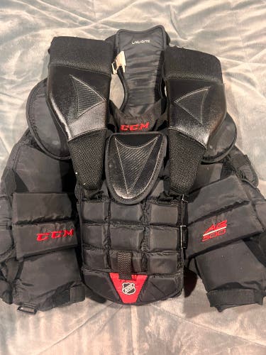 Used Large/Extra Large CCM Goalie Chest Protector