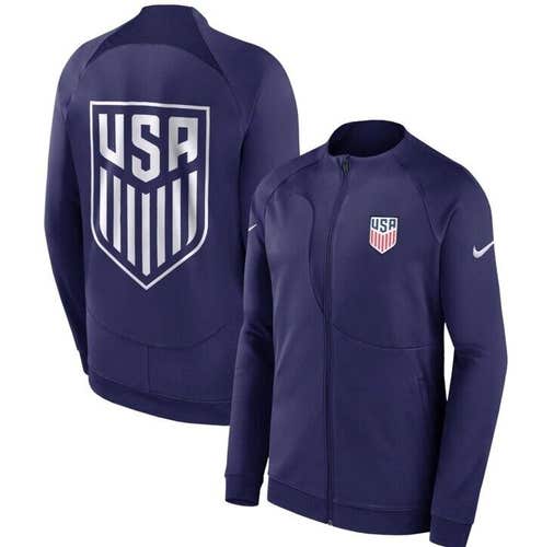 NWT men's medium nike USMNT USA Academy Pro Soccer On-Field Dri-Fit Jacket Slim Fit