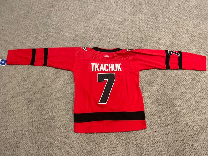 Red Brady Tkachuk Ottawa Senators alternate jersey size 50/medium