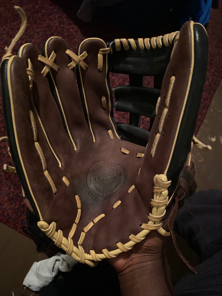 Left Hand Throw 12.25" Genuine Pro Baseball Glove