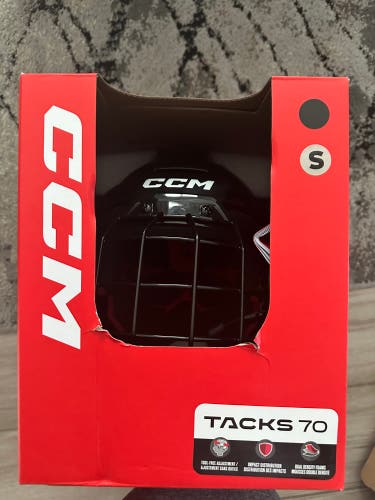 New Small CCM Tacks 70 Helmet